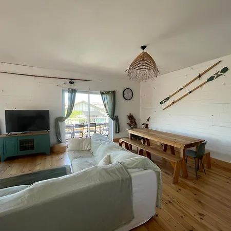 Apartment Cowabunga Guesthouse - Peaceful And Spacious, Beach Is Just 200M Away Mimizan
